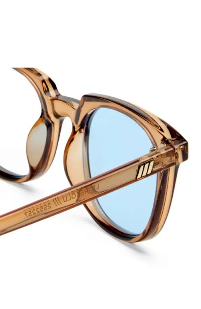 Le Specs Le Resolu 51mm D-frame Sunglasses In Brown