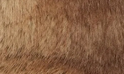 Apparis Colette Faux-fur Shoulder Bag In Brown