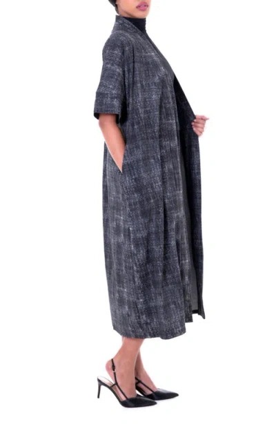 Dai Moda Ect Open Front Duster In Black