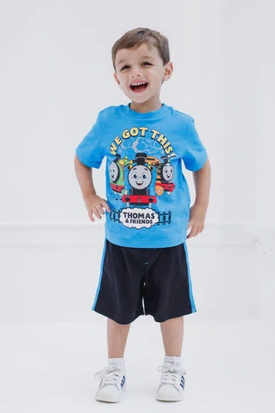 Thomas & Friends T-shirt & Mesh Shorts Set In Multi