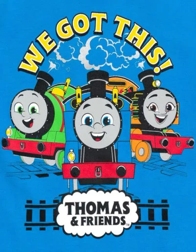 Thomas & Friends T-shirt & Mesh Shorts Set In Multi