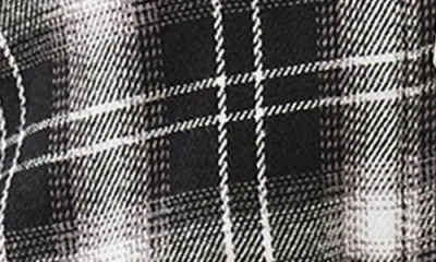 True Religion Plaid Zip Crop Hoodie In Multi