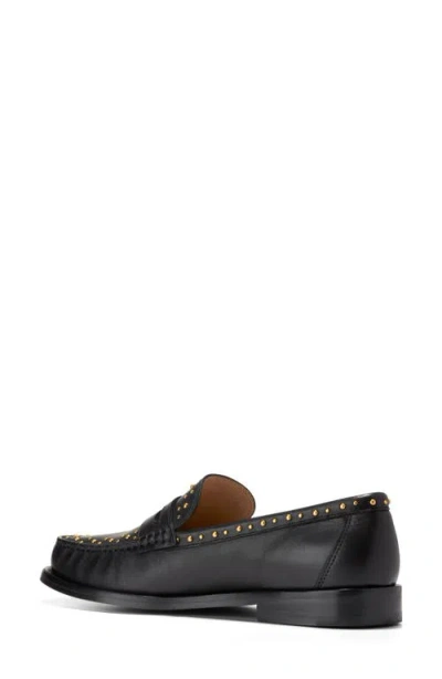 Cole Haan Lana Luxe Remastered Studded Penny Loafer In Black