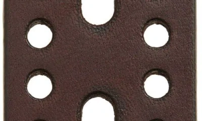 Etro Perforated Leather Belt In Brown