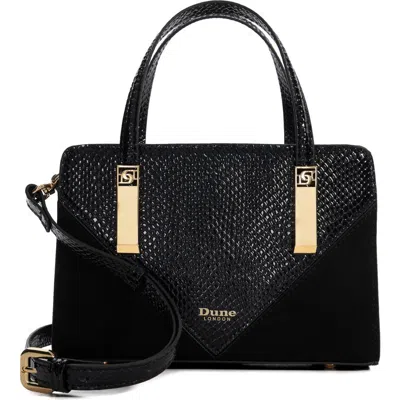 Dune London Dinkydenbeigh Top Handle Bag In Black