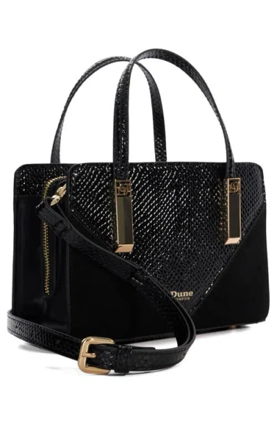 Dune London Dinkydenbeigh Top Handle Bag In Black