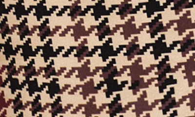 Beach Riot Yara Top In Midnight Houndstooth In Brown