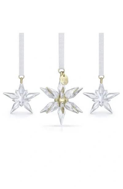 Swarovski Annual Edition 2025 3d Ornament Set In White