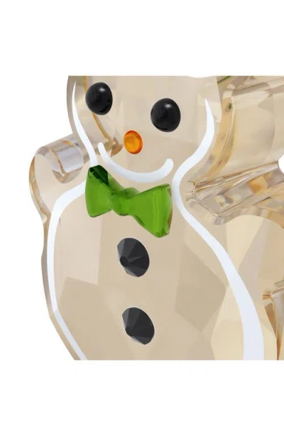 Swarovski Holiday Cheers Gingerbread Ornament Set In Brown