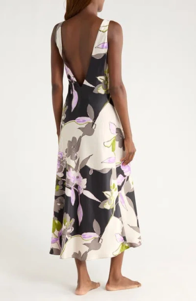 Natori Tsubaki Midi Nightgown In Multi