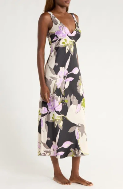 Natori Tsubaki Midi Nightgown In Multi