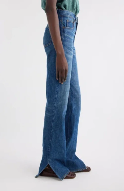 Chloé Rigid High-rise Straight-leg Jeans In Blue