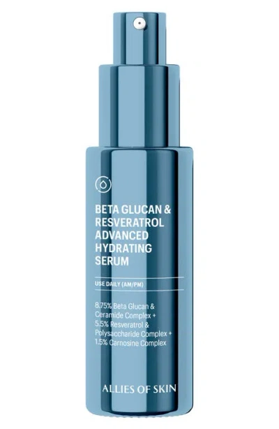 Allies Of Skin Beta Glucan & Resveratrol Advanced Hydrating Serum In Transparent