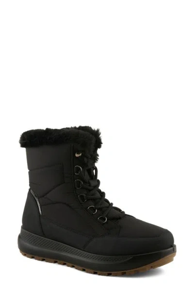 Flexus By Spring Step Laroui Waterproof Winter Boot In Black