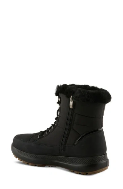 Flexus By Spring Step Laroui Waterproof Winter Boot In Black