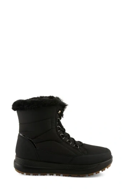 Flexus By Spring Step Laroui Waterproof Winter Boot In Black