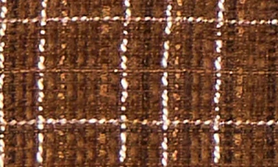 Ted Baker Brinley Tweed Crewneck Jacket In Brown