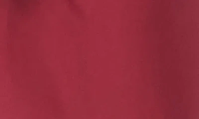 Ted Baker Tie Front Long Sleeve Mini Shirtdress In Red