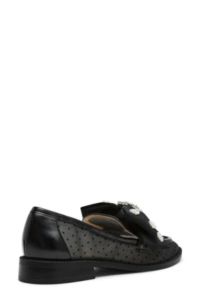 Betsey Johnson Seth Pointed Toe Mesh Flat In Multi