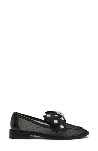 Betsey Johnson Seth Pointed Toe Mesh Flat In Multi