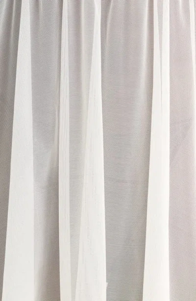 Kilo Brava Lace & Mesh Babydoll Chemise In White