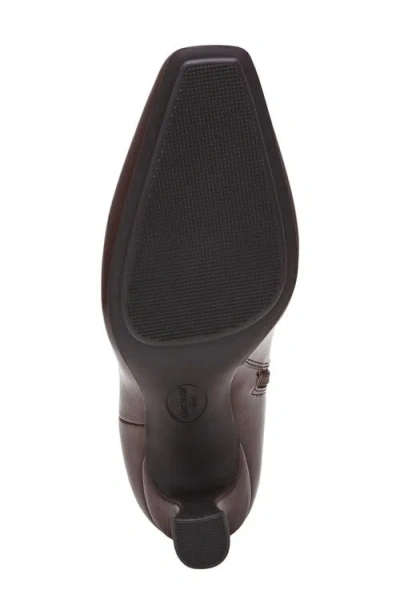 Anne Klein Womens Perfektion Wide Calf Snip Toe Knee High Boots In Brown