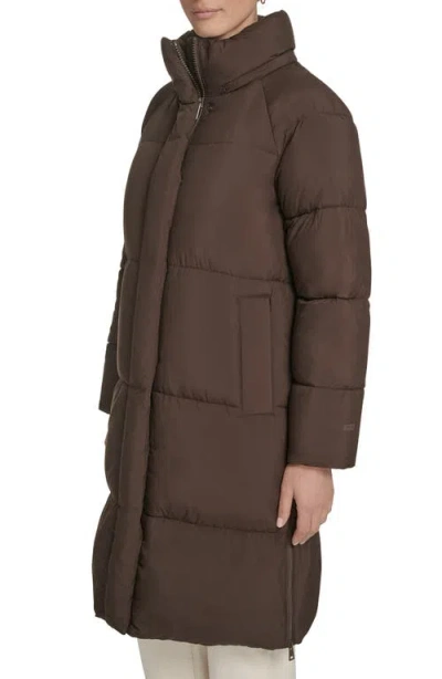 Levi's Women's Mid-length Puffer Jacket In Brown