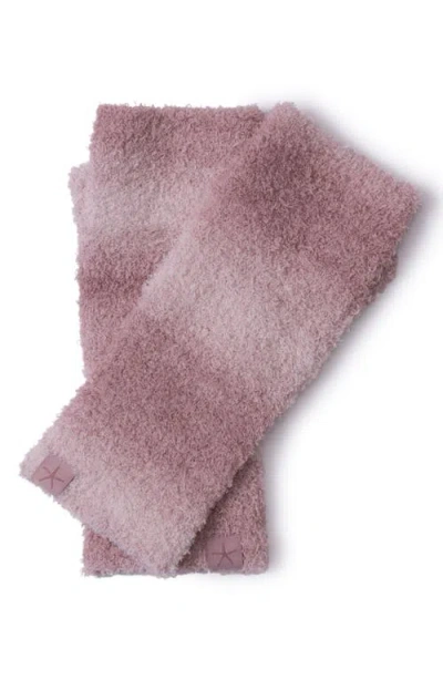 Barefoot Dreams Cozychic Spacedye Fingerless Gloves In Pink