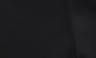 Reformation Womens Black Fern Lace-hem Satin Shorts In Multi