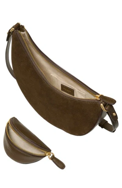 Kate Spade New York Duo Pebble Leather Crossbody Bag In Brown