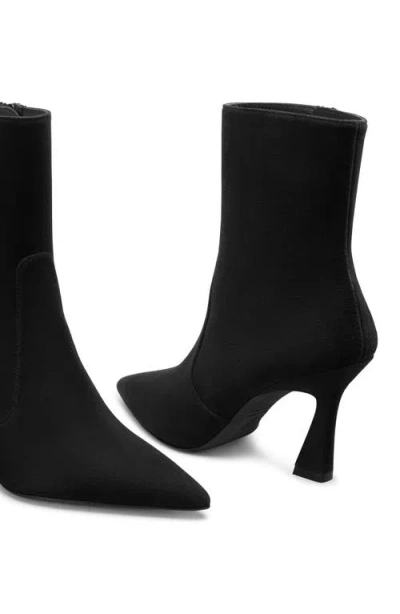 Stuart Weitzman Vinnie 85 Zip Bootie In Black