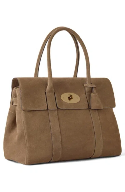 Mulberry Suede Bayswater Shoulder Bag