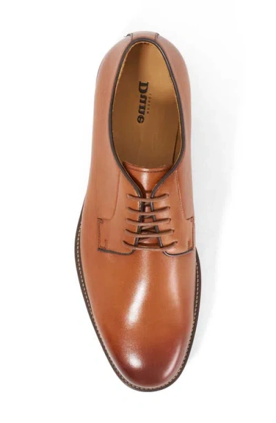 Dune London Siril Plain Toe Derby In Brown