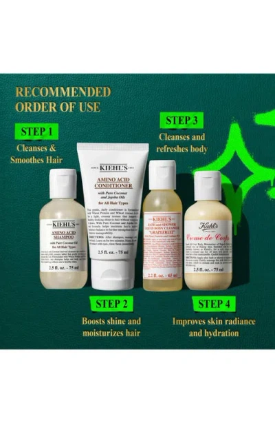 Kiehl's Since 1851 Oh So Soft & Sudsy Set $49 Value In Transparent