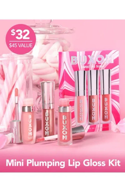 Buxom Sweet As Suga Mini Lip Plumping Trio In Transparent