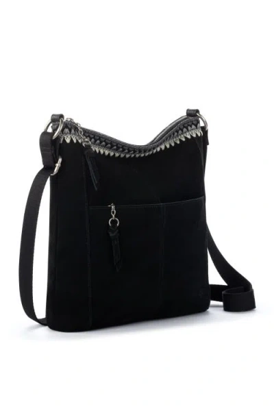 The Sak Lucia Crossbody Leather Bag In Black