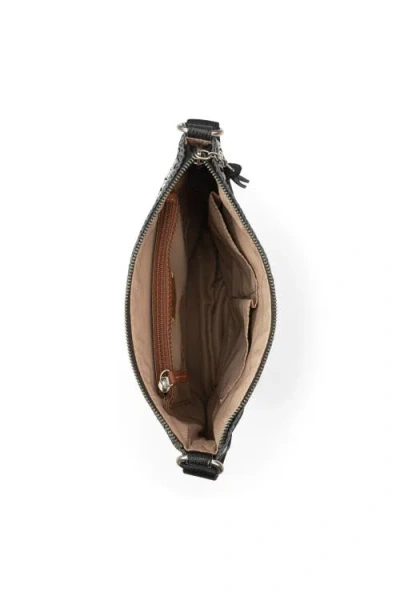 The Sak Lucia Crossbody Leather Bag In Black