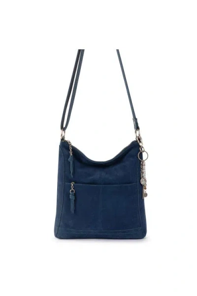 The Sak Lucia Crossbody Leather Bag In Blue