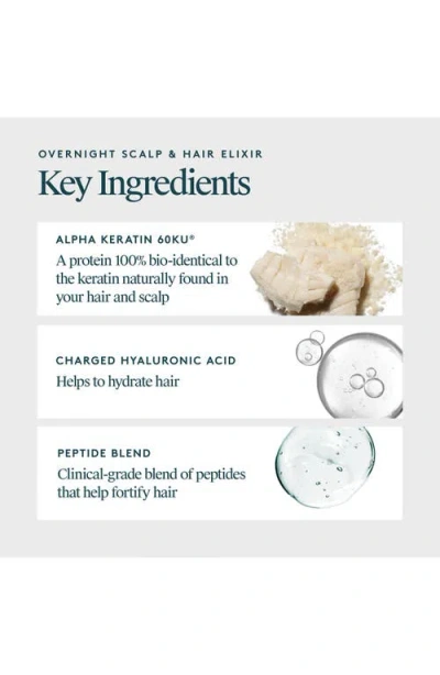 Virtue Overnight Scalp & Hair Elixir In Blue