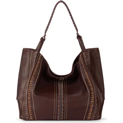 The Sak Los Feliz Large Tote Leather Bag In Brown