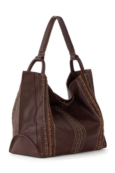 The Sak Los Feliz Large Tote Leather Bag In Brown