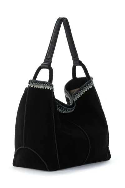 The Sak Los Feliz Large Tote Leather Bag In Black
