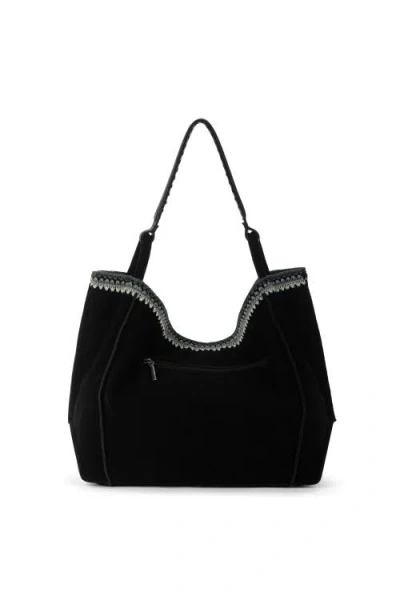 The Sak Los Feliz Large Tote Leather Bag In Black