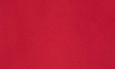 Cece Scallop Detail Button Down Blouse In Red