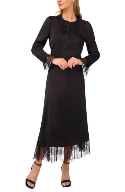 Cece Button Down Blouse In Black