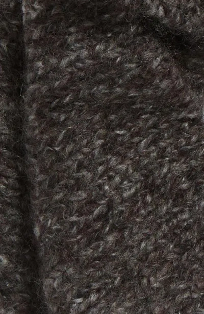 Johnstons Of Elgin Brushed Cashmere & Silk Bouclé Snood In Gray