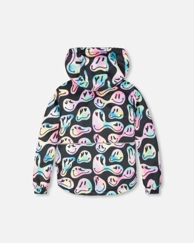 Deux Par Deux Girl Two-piece Chill Outerwear Set With Light Insulation In Multi