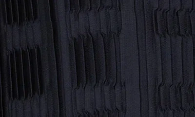 Lafayette 148 Basketweave Pleated Button-front Shirt In Black