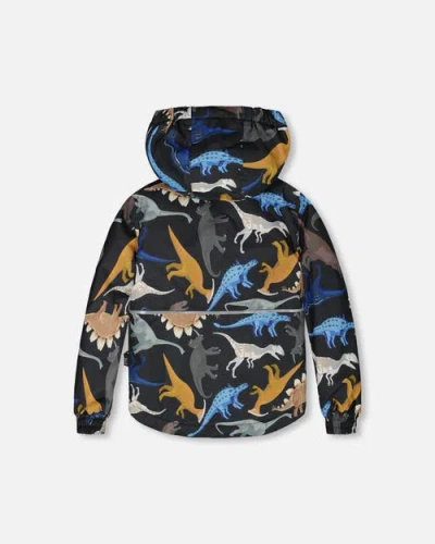 Deux Par Deux Boy Two-piece Chill Outerwear Set With Light Insulation In Multi