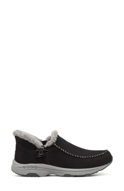Easy Spirit Turner Faux Fur Lined Bootie In Black